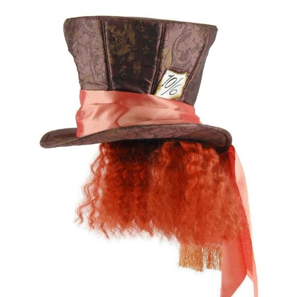 Alice in wonderland mad hatter wig Hat costume - Picture 1 of 5